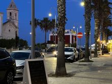 Main street facing the sea