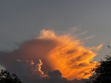 Now from our front yard!