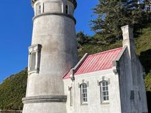 The light house, similar to the one at Cape Disappointment.