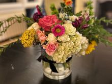 A bouquet from an encouraging friend who also does flowers here 