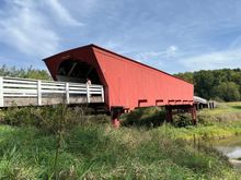 Roseman covered bridge.