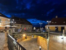 The Iron Bridge AKA the Liar's Bridge. This is the bridge that will collapse if someone standing on it tells a lie. According to my guidebook, Ceausescu managed to give a speech while standing on the bridge, and he survived. He disliked Sibiu for some reason and never returned