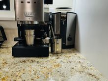 Love this. We use Stumptown HollerMountain beans and oat milk (I don’t like dairy). 