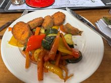 My lunch - I forgot exactly what I ordered but I think it's a vegetarian dish