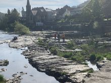 Dee River promenade into Llangollen 
