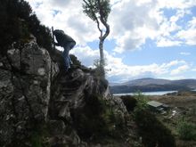 Some tough sections of the route