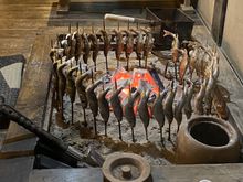 Fish getting grilled for dinner!