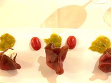 Meat dumplings stuffed with Tuscan blue cheese 