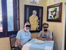 Photo with Hemingways!