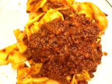 Wild boar sauce is also delicious 