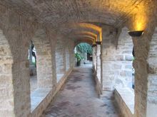 Walkway around the pond