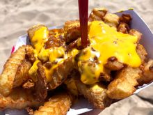Nathan’s cheese fries are the best