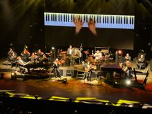 Chip Davis, founder of the group and composer, no longer travels due to injuries sustained in a head on car crash several years ago.... There are now 2 Mannheims which tour. They were excellent!