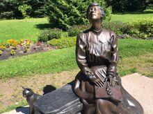 Sculpture of Lucy Maud Montgomery