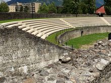 Matigny Roman amphitheater (in the summer they have lots of events there including movie nights)