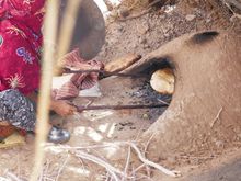 You can actually see the bread here