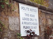 Every time I see this I read "Police" - but nope - its 'Polite' :)