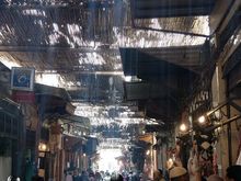 Off the beaten path. Lost in the souks of Marrakech.