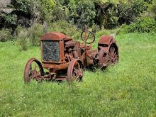Some of the track borders people's yards