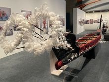 Waka exhibit – photos and stories from the waka fleet that gathered in 2020 to commemorate the ancestral waka that made the voyage from Hawaiki to Aotearoa.