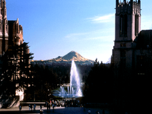 Mt. Rainier from Red Square