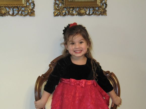 Christmas picture , age 3 