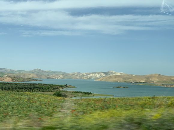 Reservoir between volubilis and fez 