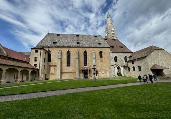 Across the courtyard/cloister from the cathedral is the more modest St. Michael’s church, with history dating to the 11th century.
