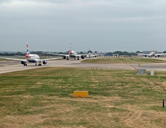 The queue wasn't too bad today