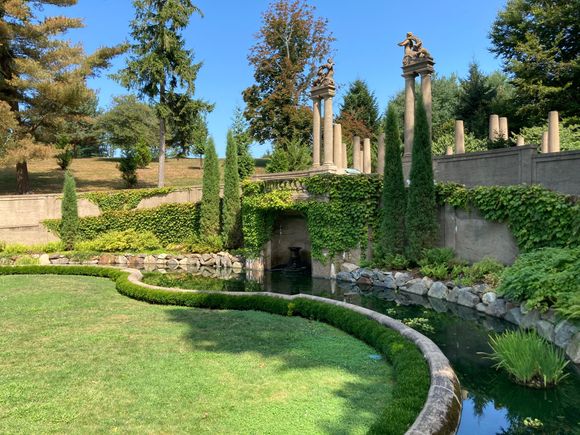 One of the gardens at Castle Hill