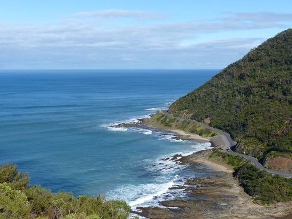 Coastline of Great Ocean Rd