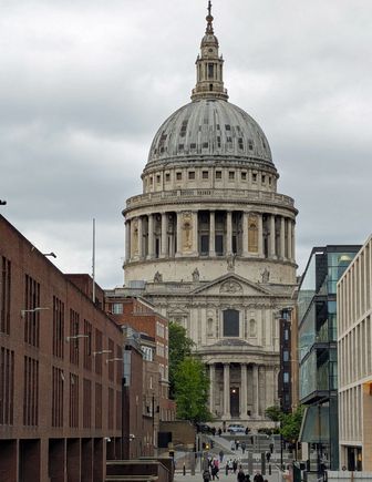 St. Paul's Cathedral view from the Millennium Bridge