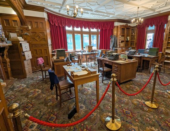 Inside mansion house