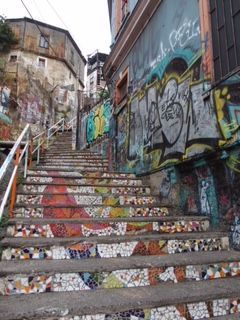 Mosaic steps Open Air Museum