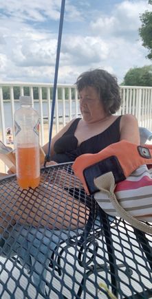 I love reading at the lake