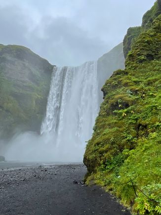 
My favorite spot so far - Skogafoss.