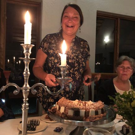 Birthday cake at Shiduli Lodge
