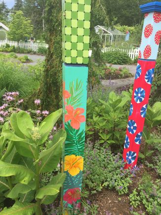 Some professional ones I saw in a Botanical Garden in Maine. 