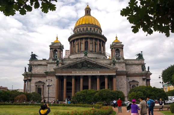 St Isaac’s Cathedral, the largest Roman Orthodox Basilica and fourth largest cathedral in the world built 1818-1858.