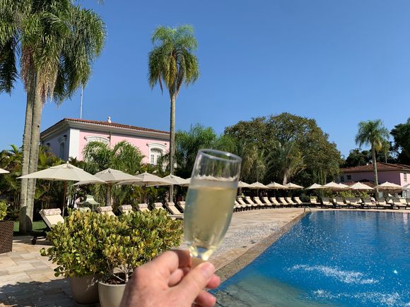 Champagne brunches in the morning 
