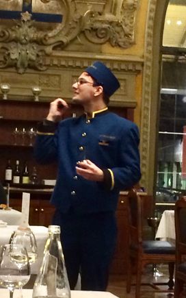 Loud shouting, but what is he saying?