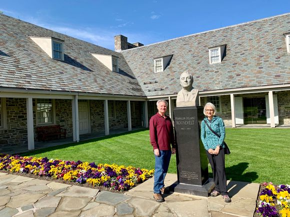 FDR’s presidential library. Well worth a visit.