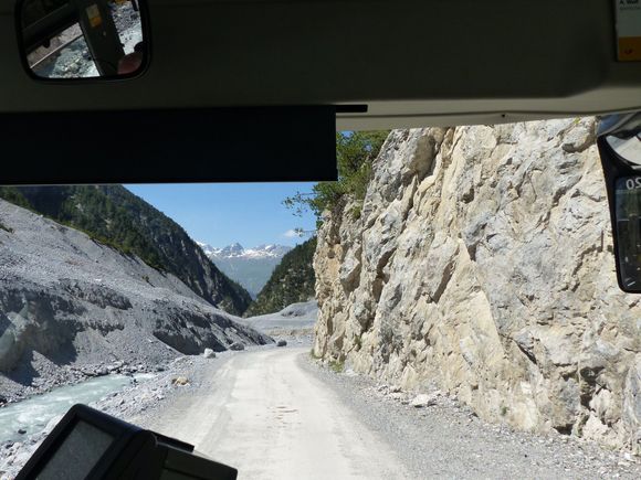 I got the front seat in the bus- recent landslide
