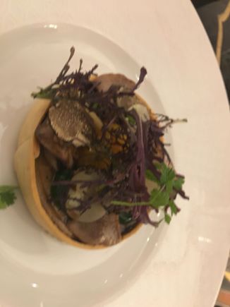 Mushroom tart