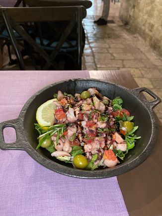 Lastly, a fabulous octopus salad at Portun.