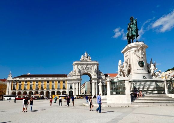 The main Lisbon square