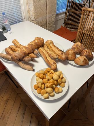 Our finished products went home with us