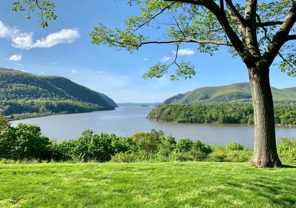 The campus is located along the banks of the Hudson River offering great views. 