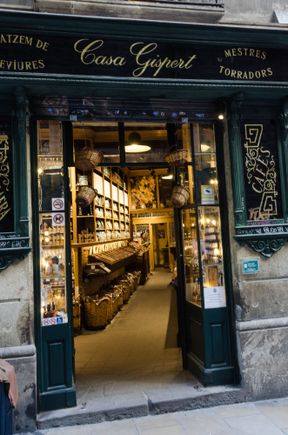 Casa Gispert was right next door to our Born rental, Alacam apartment on calle Sombrero.