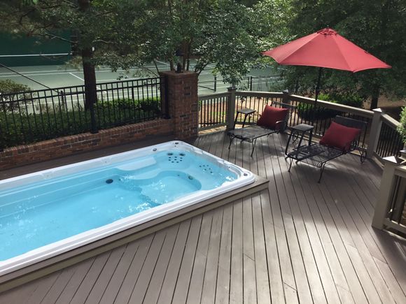 Swim spa open for business